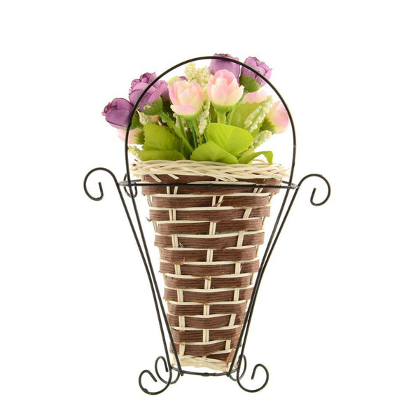 Wall Hanging Basket Flower Vase