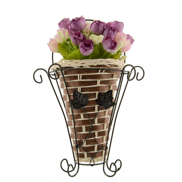 Wall Hanging Basket Flower Vase