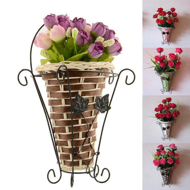 Wall Hanging Basket Flower Vase