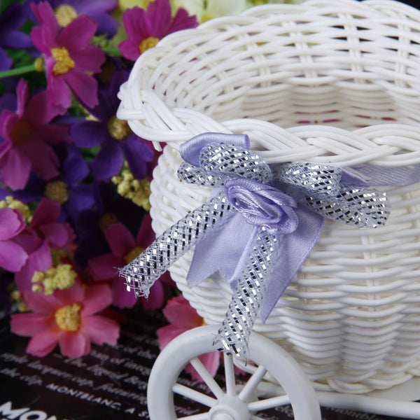 Bike Shape Flower Basket Vase