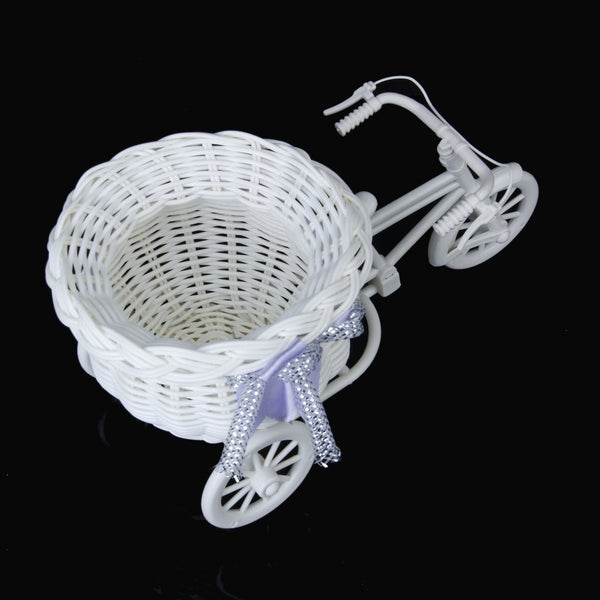 Bike Shape Flower Basket Vase