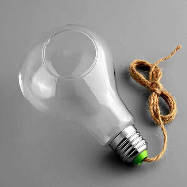 Lamp Shape Flower Water Plant Hanging Vase