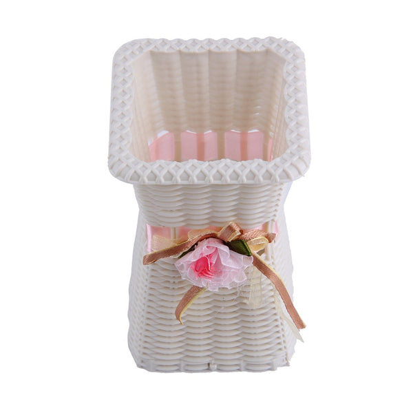 Plastic Basket Flower Vase