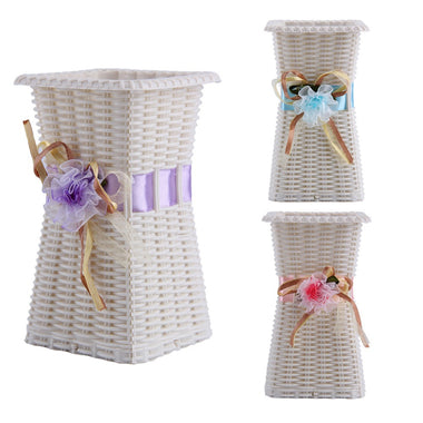 Plastic Basket Flower Vase
