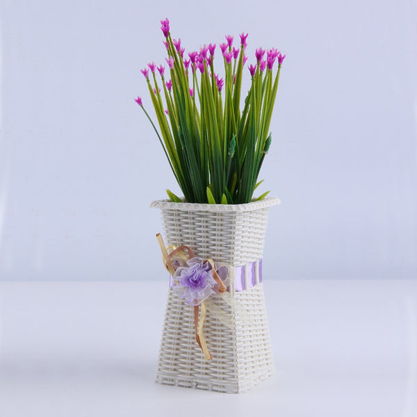 Plastic Basket Flower Vase