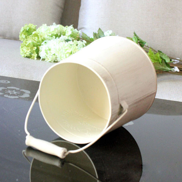 Vintage Pastoral Style Metal Flower Vase