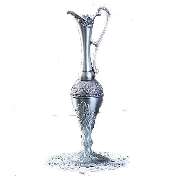 Hot Pewter Plated Metal Flower Vase