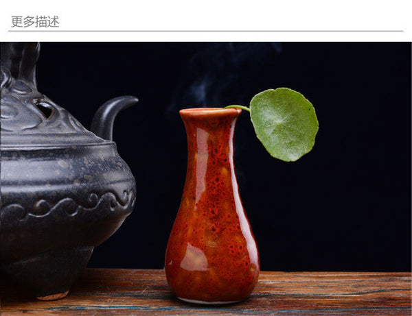 Small Flower Ceramic Vase