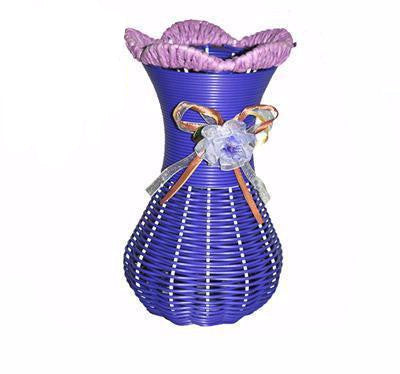 Europe Style Rattan Basket Decorative Vase
